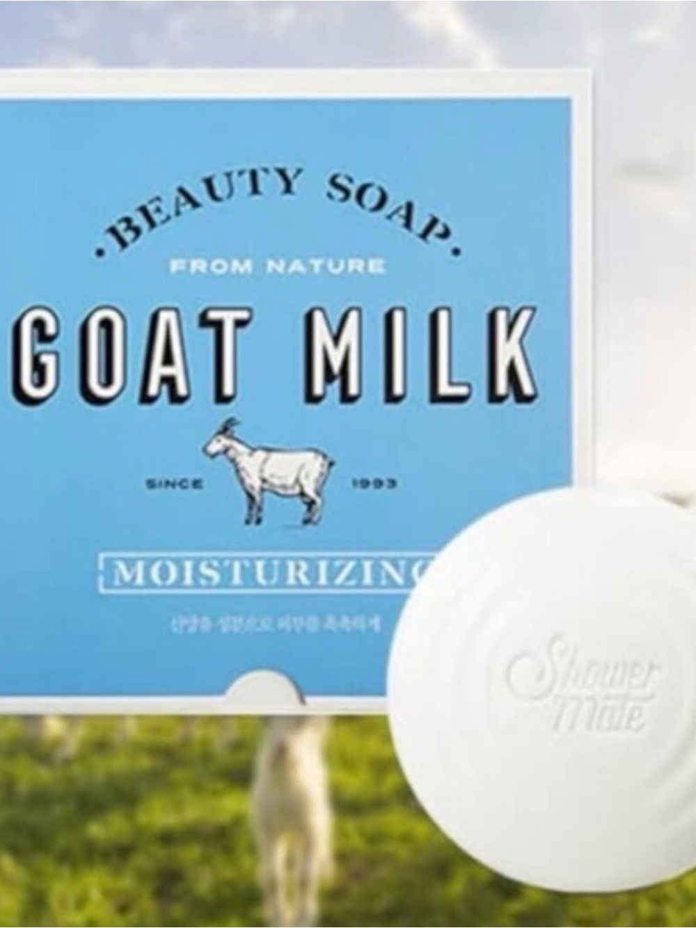 Goat Milk Moisturizing Soap - White
